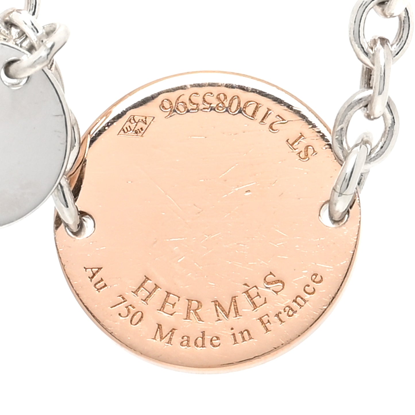 Sterling Silver 18K Rose Gold Confettis Bracelet ST