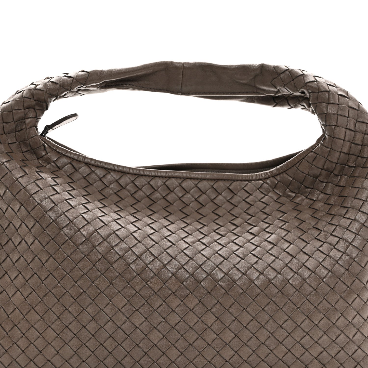 Bottega Veneta Nappa Intrecciato Medium Veneta Hobo Fume 8 of 10