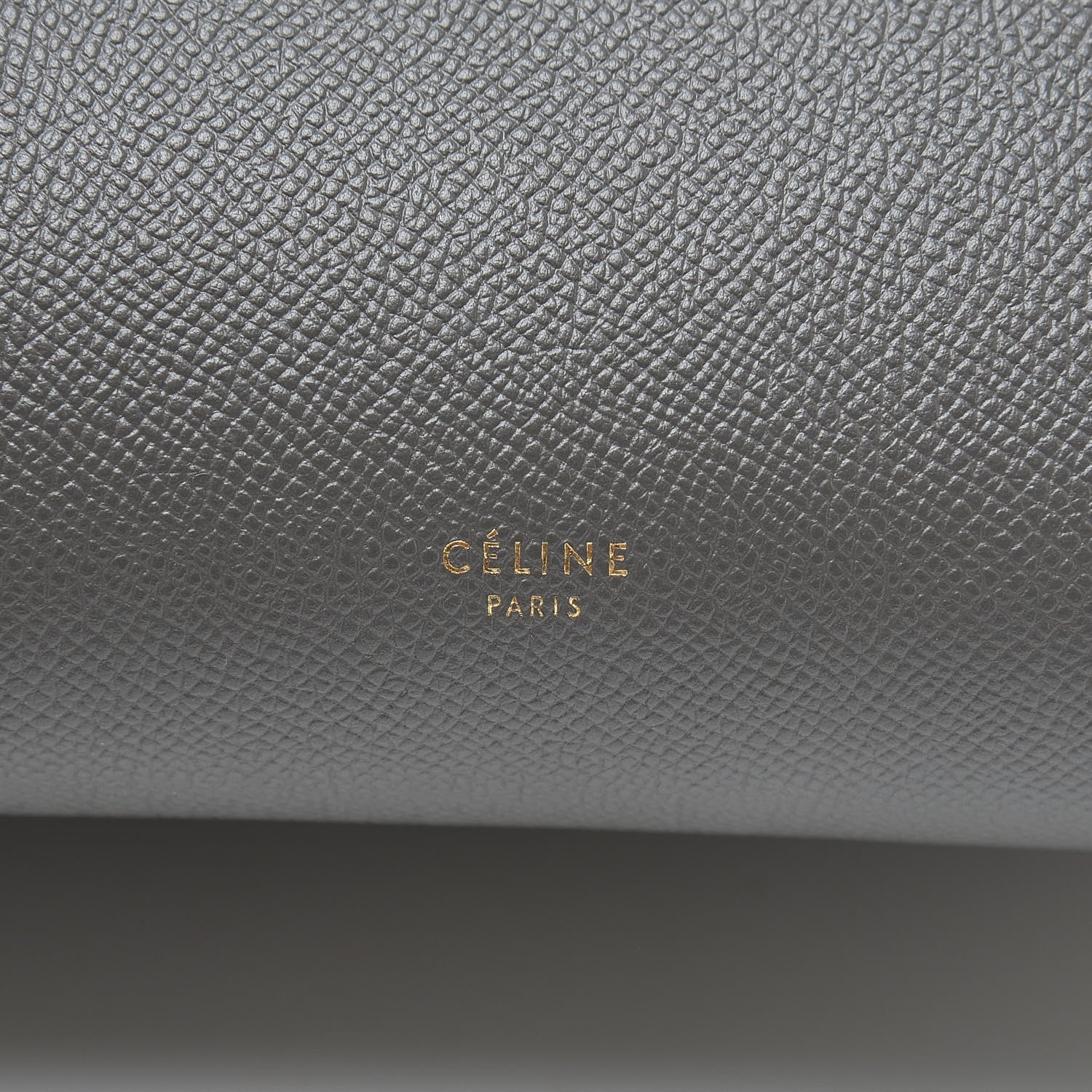 Celine Grained Calfskin Mini Belt Bag Grey 6 of 14