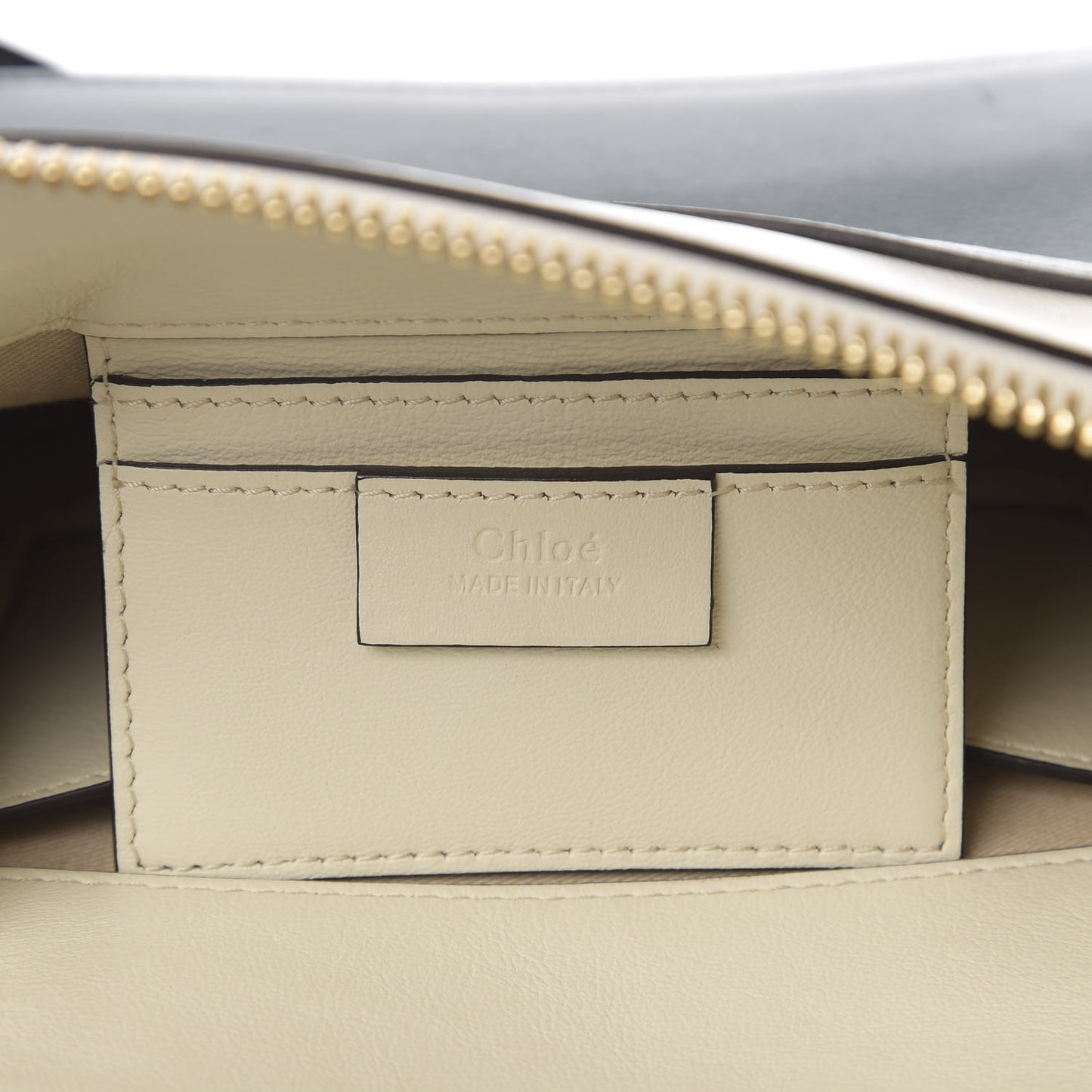Calfskin Small Roy Tri-Color Bag Blue