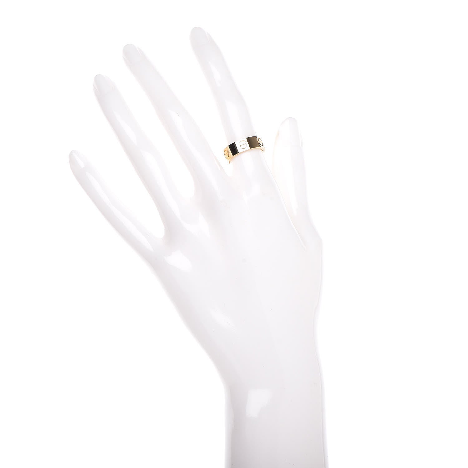 Cartier 18K Yellow Gold 5.5mm LOVE Ring 49 4.75 2 of 5