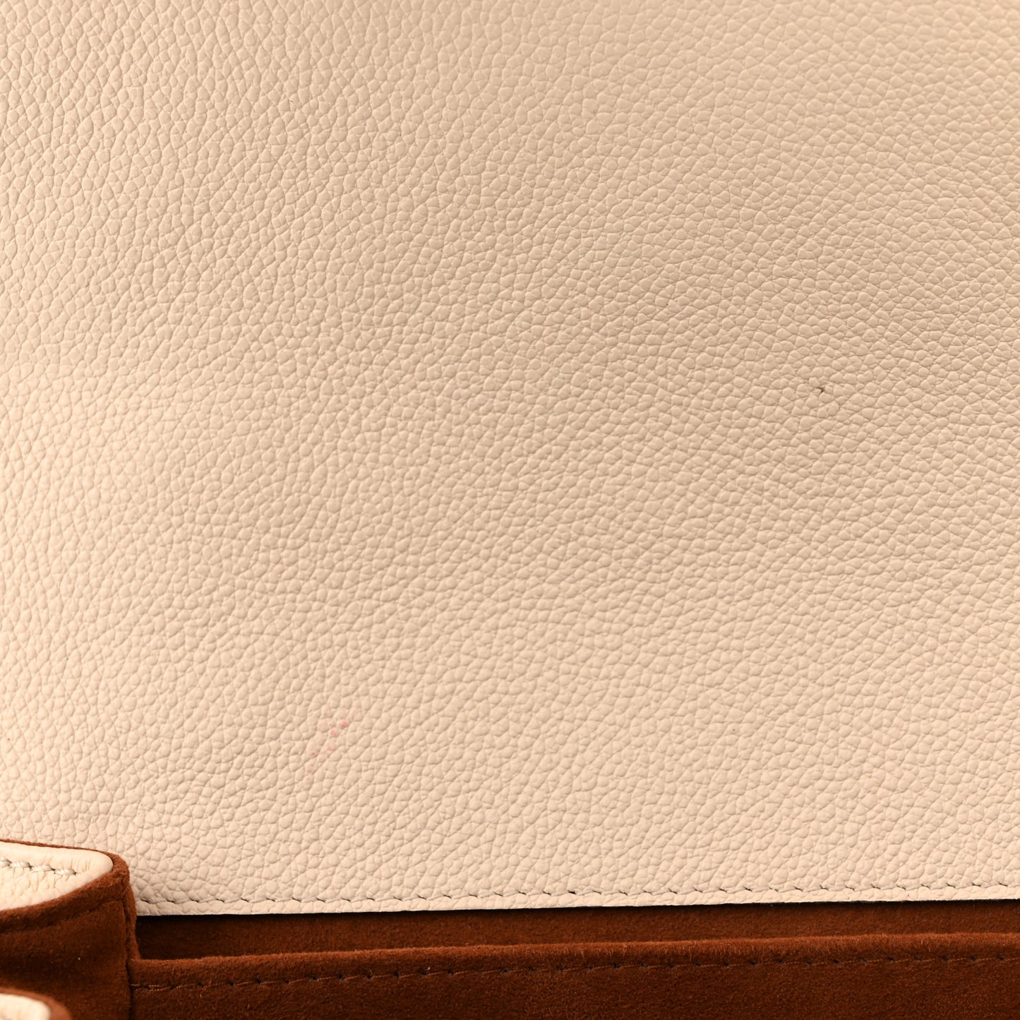 Empreinte Braided Pochette Metis Creme Beige Caramel