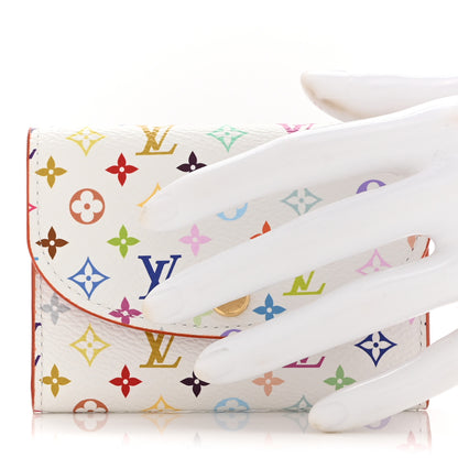 Louis Vuitton LV X TM Monogram Multicolor Rosalie Coin Purse White Kawaii Pink 2 of 8