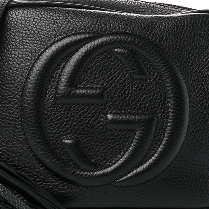 Gucci Pebbled Calfskin Small Soho Disco Bag Black 9 of 13