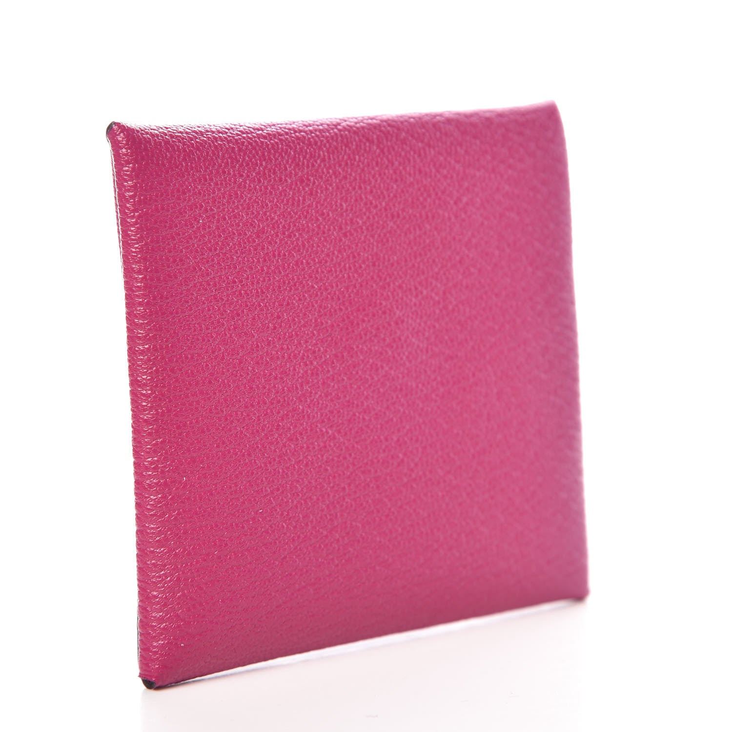 Hermes Chevre Mysore Bastia Coin Purse Rose Pourpre 3 of 8