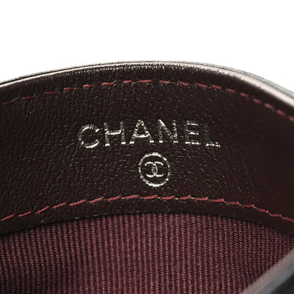 Chanel Lambskin Quilted Card Holder Black 6 of 9