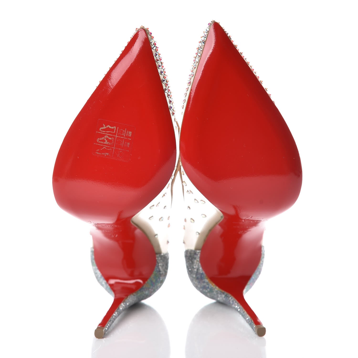 Christian Louboutin Crystal Strass Follies 100 Pumps 37 Crystal 5 of 8