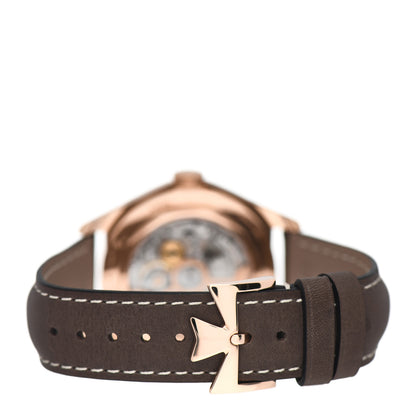Vacheron Constantin 18K Pink Gold Calfskin 40mm Fiftysix Automatic Watch Brown 4000E/000R-B065 3 of 5