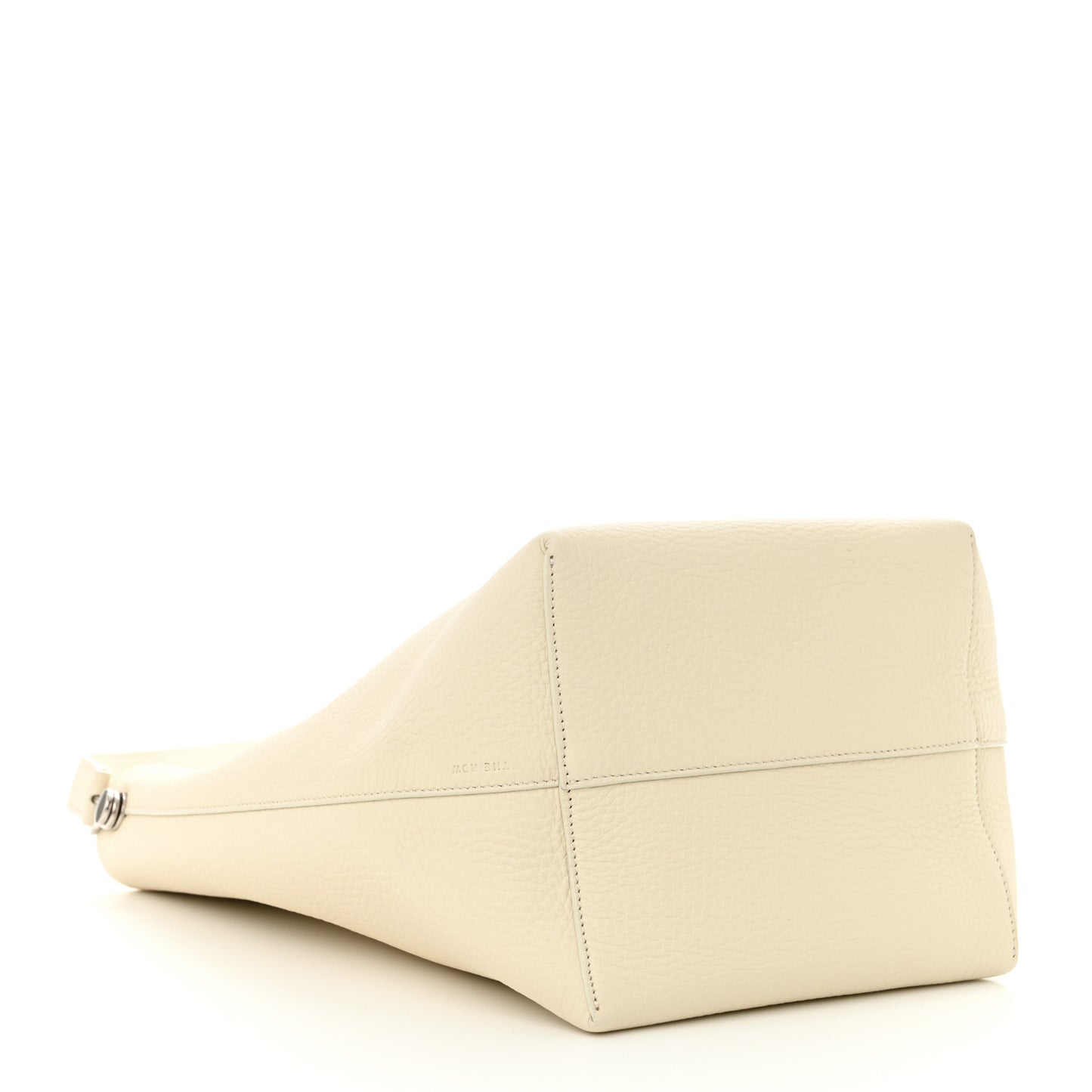 Grained Calfskin Medium N/S Park Tote Ivory