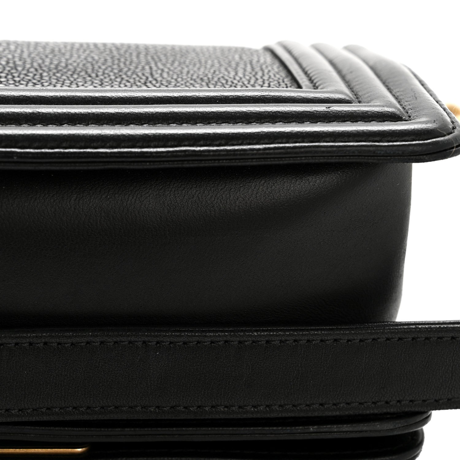 Chanel Galuchat Stingray Small Boy Flap Black 13 of 14