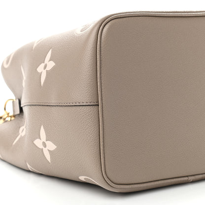 Louis Vuitton Empreinte Monogram Giant Neonoe MM Tourterelle Creme 9 of 10