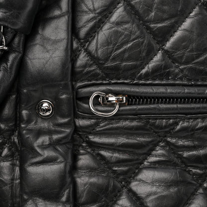 Chanel Aged Calfskin Vintage Ligne XL Lady Braid Tote Black 11 of 11