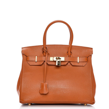 Hermes Chevre de Coromandel Birkin 30 Potiron 1 of 26