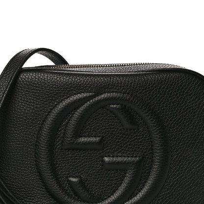 Gucci Pebbled Calfskin Small Soho Disco Bag Black 9 of 11