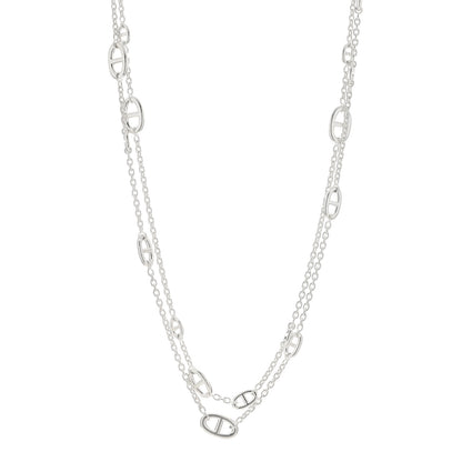 Hermes Sterling Silver Farandole Necklace 160 1 of 3