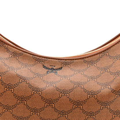 MCM Lauretos Nappa Medium Himmel Hobo Cognac 7 of 11