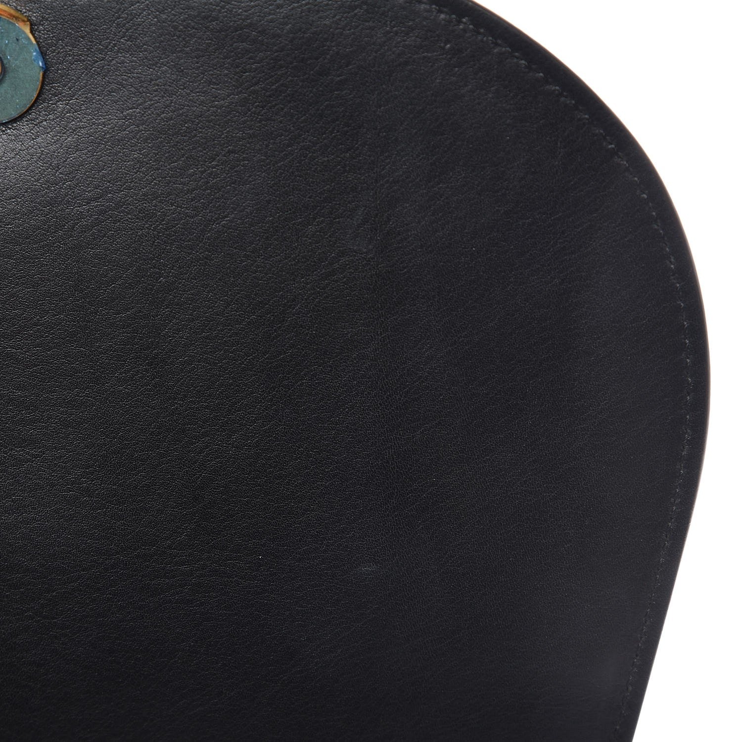 Chloe Calfskin Suede Medium Nile Bracelet Bag Black 8 of 11