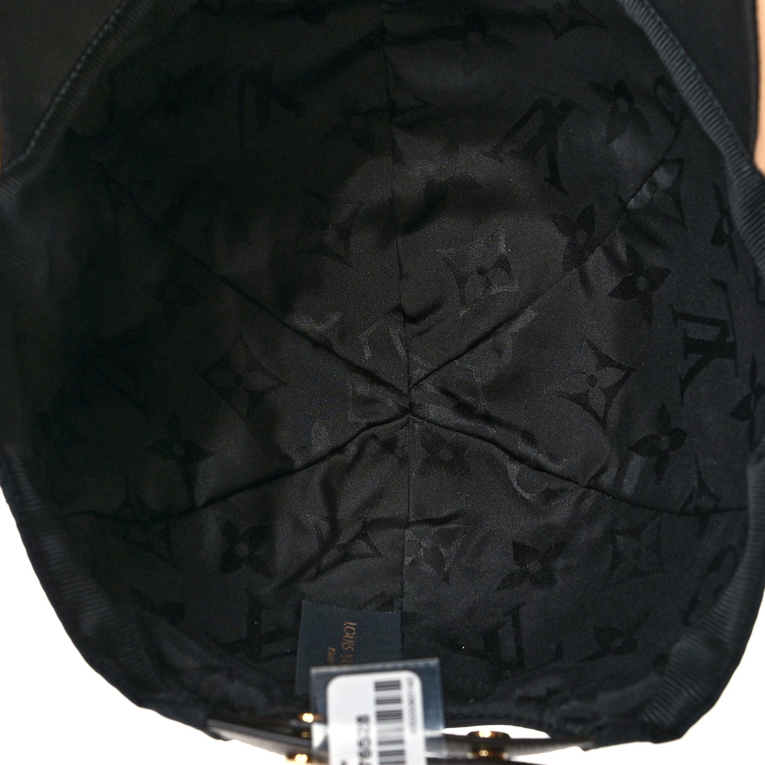 Louis Vuitton Polyester Silk Monogram LV Get Ready Cap M Black 6 of 9