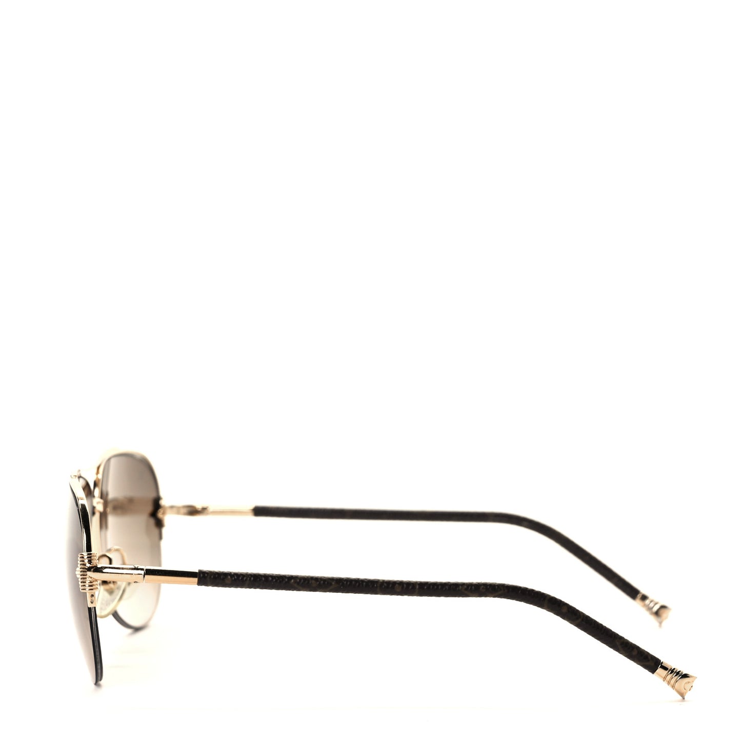 Monogram Petite Viola Pilote Aviator Sunglasses Z0571U Brown