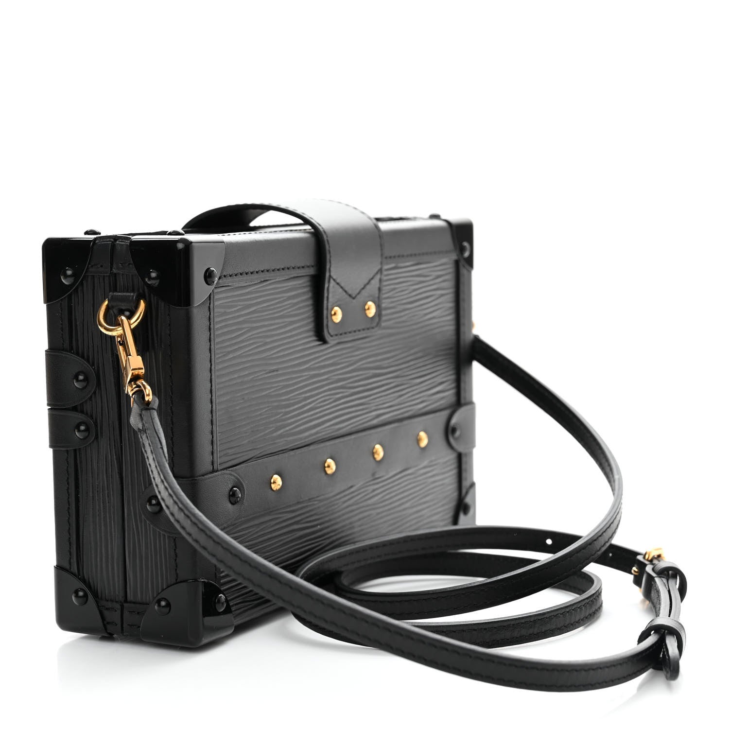 Louis Vuitton Epi Petite Malle Black 3 of 10