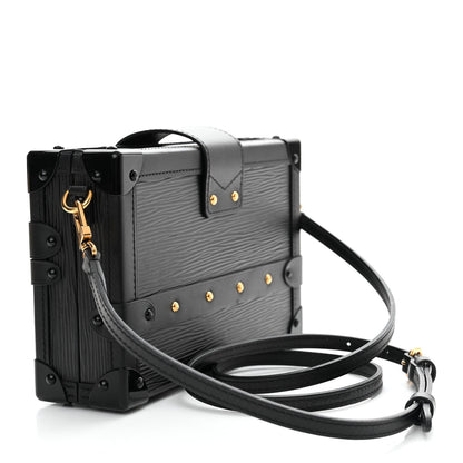 Louis Vuitton Epi Petite Malle Black 3 of 10