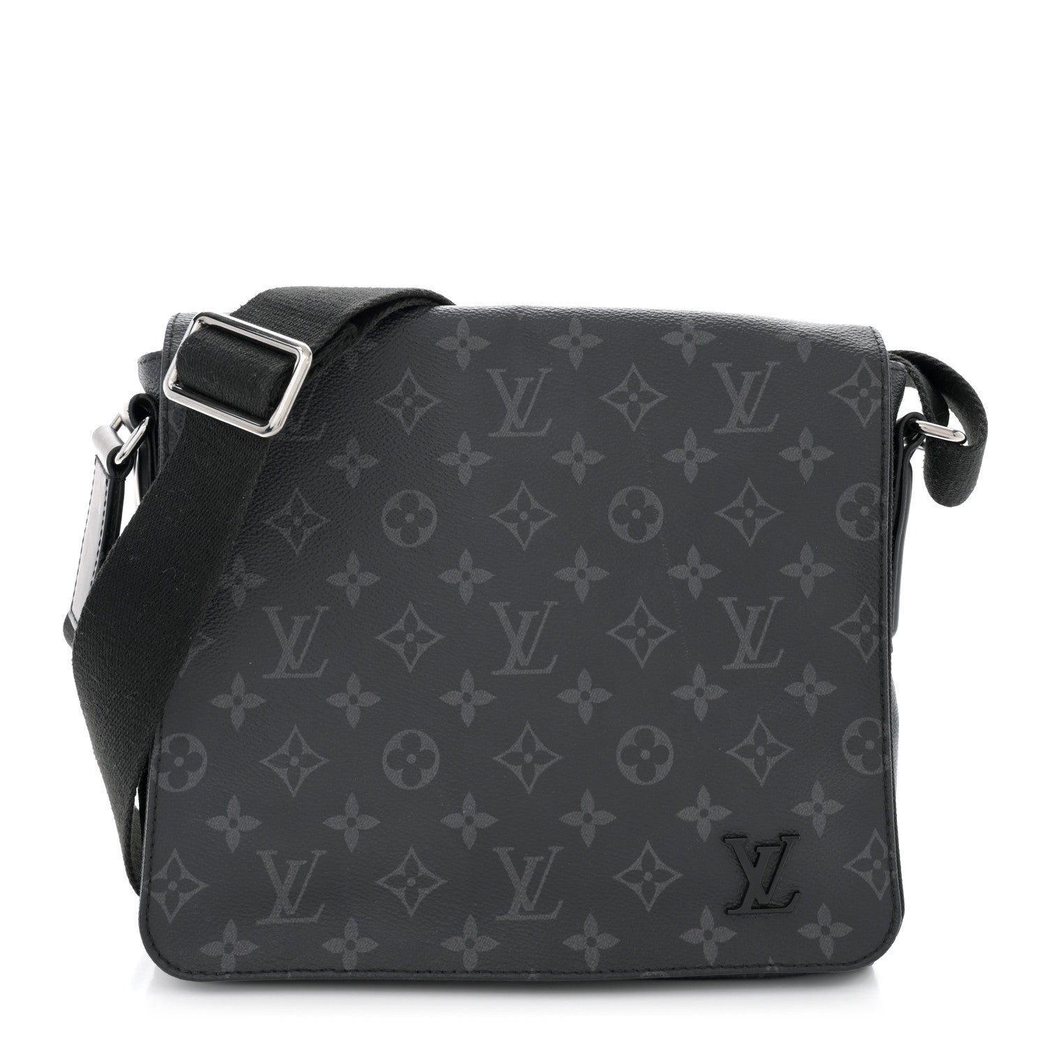 Louis Vuitton Monogram Eclipse District PM Black 1 of 14
