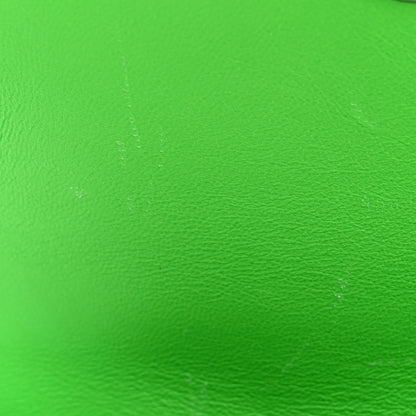 Balenciaga Shiny Calfskin Strass Crocodile Embossed Hourglass Top Handle Bag XS Fluo Green 11 of 14