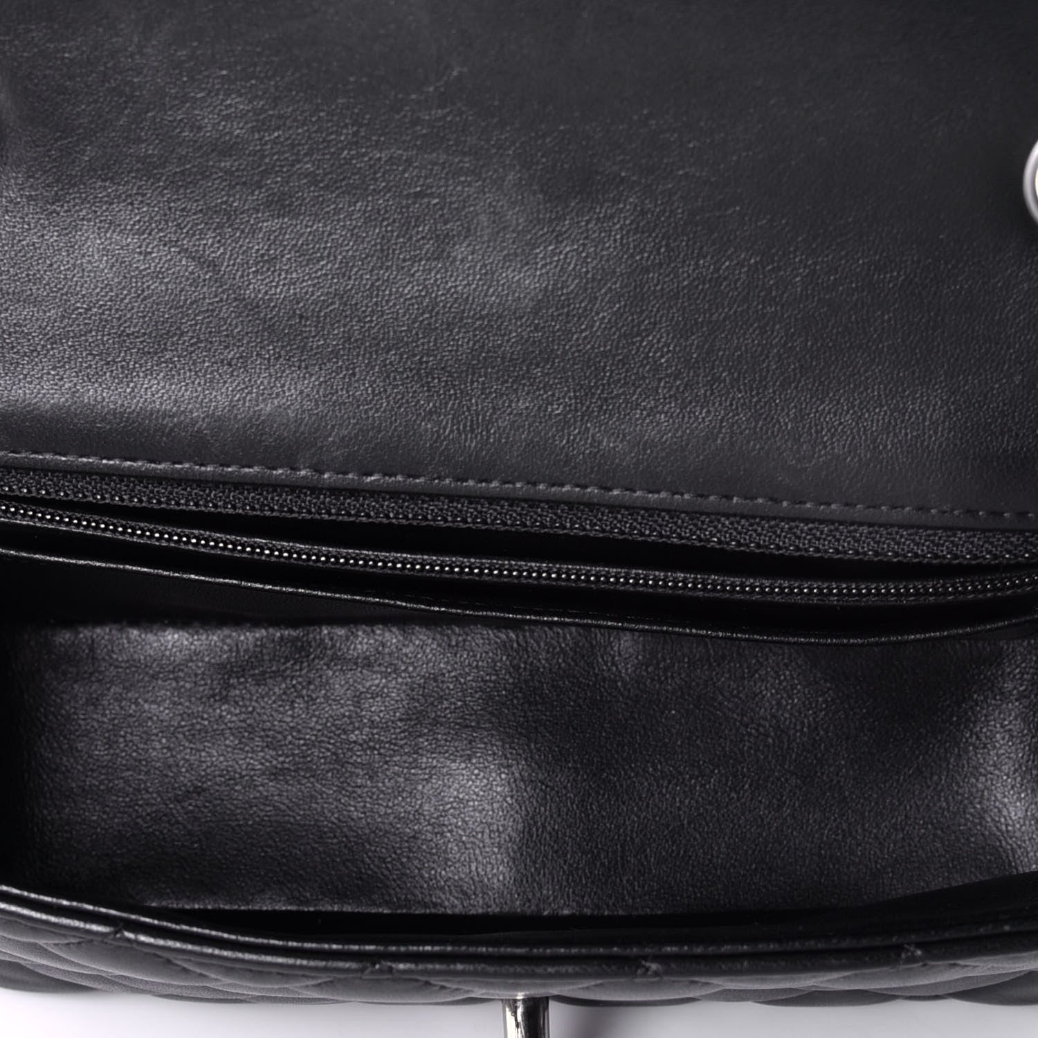 Chanel Lambskin Quilted Mini Rectangular Flap Black 5 of 10
