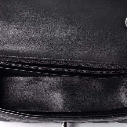 Chanel Lambskin Quilted Mini Rectangular Flap Black 5 of 10