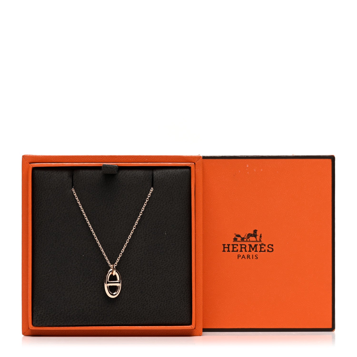 Hermes 18K Rose Gold PM Farandole Pendant Necklace 6 of 6