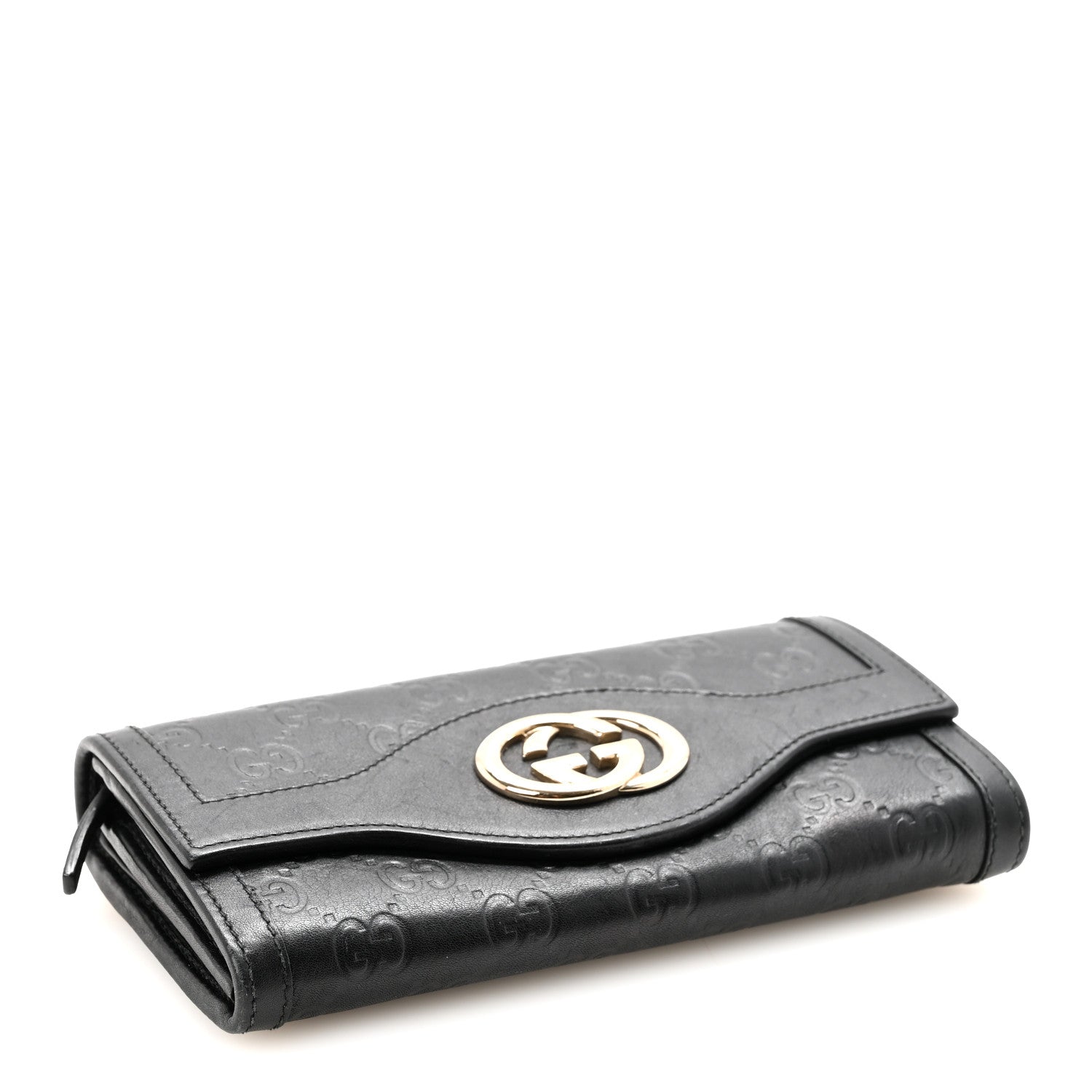 Gucci Guccissima Sukey Continental Wallet Continental Wallet Black 4 of 6