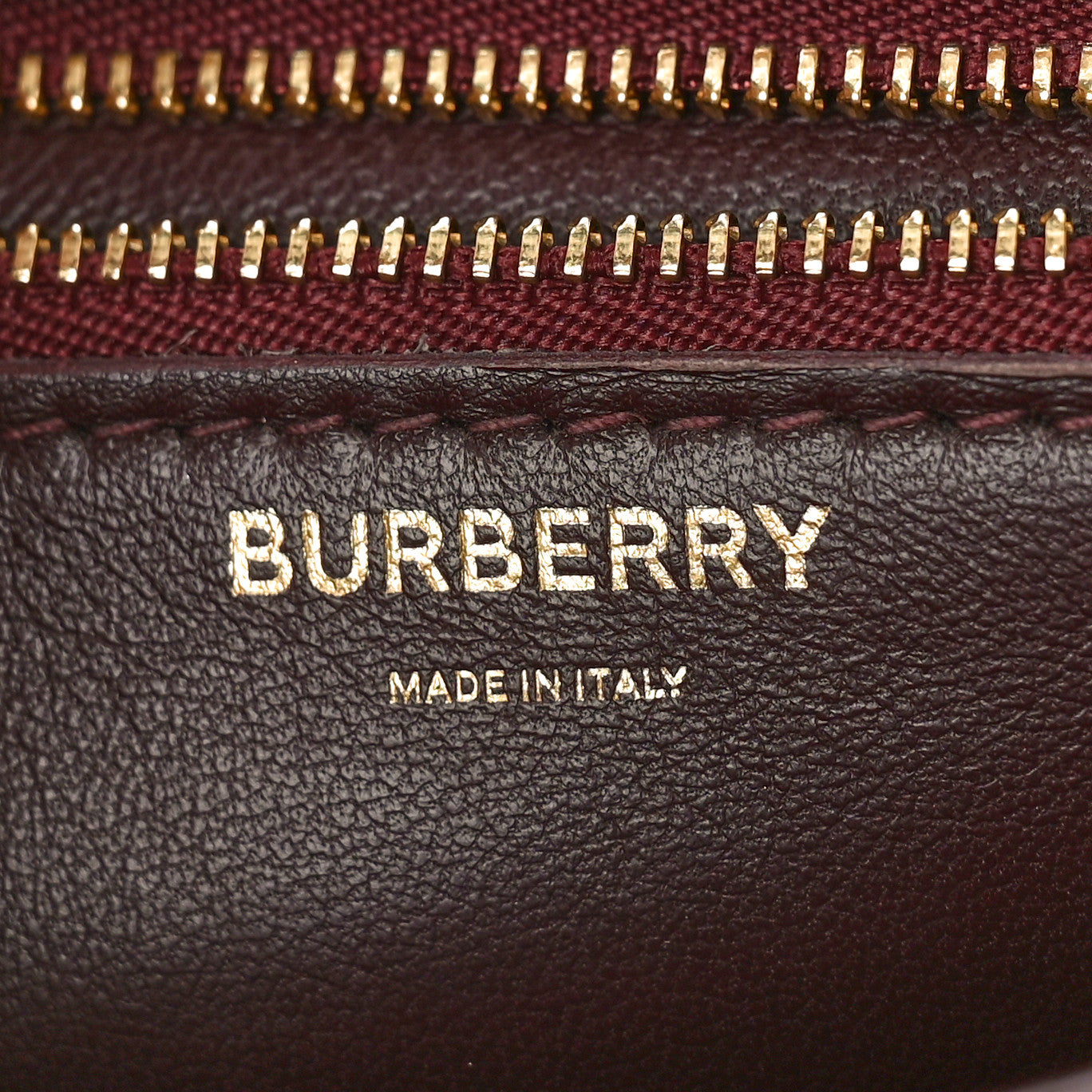 Calfskin Monogram Embossed Small TB Chain Bag Oxblood