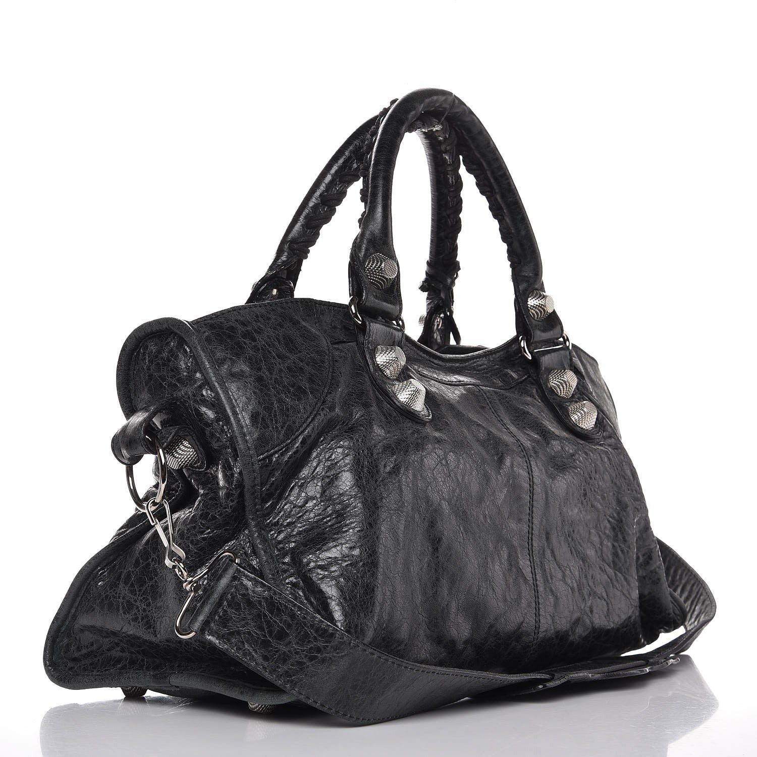 Balenciaga Agneau Giant 21 Silver Hardware Part Time Anthracite 4 of 14