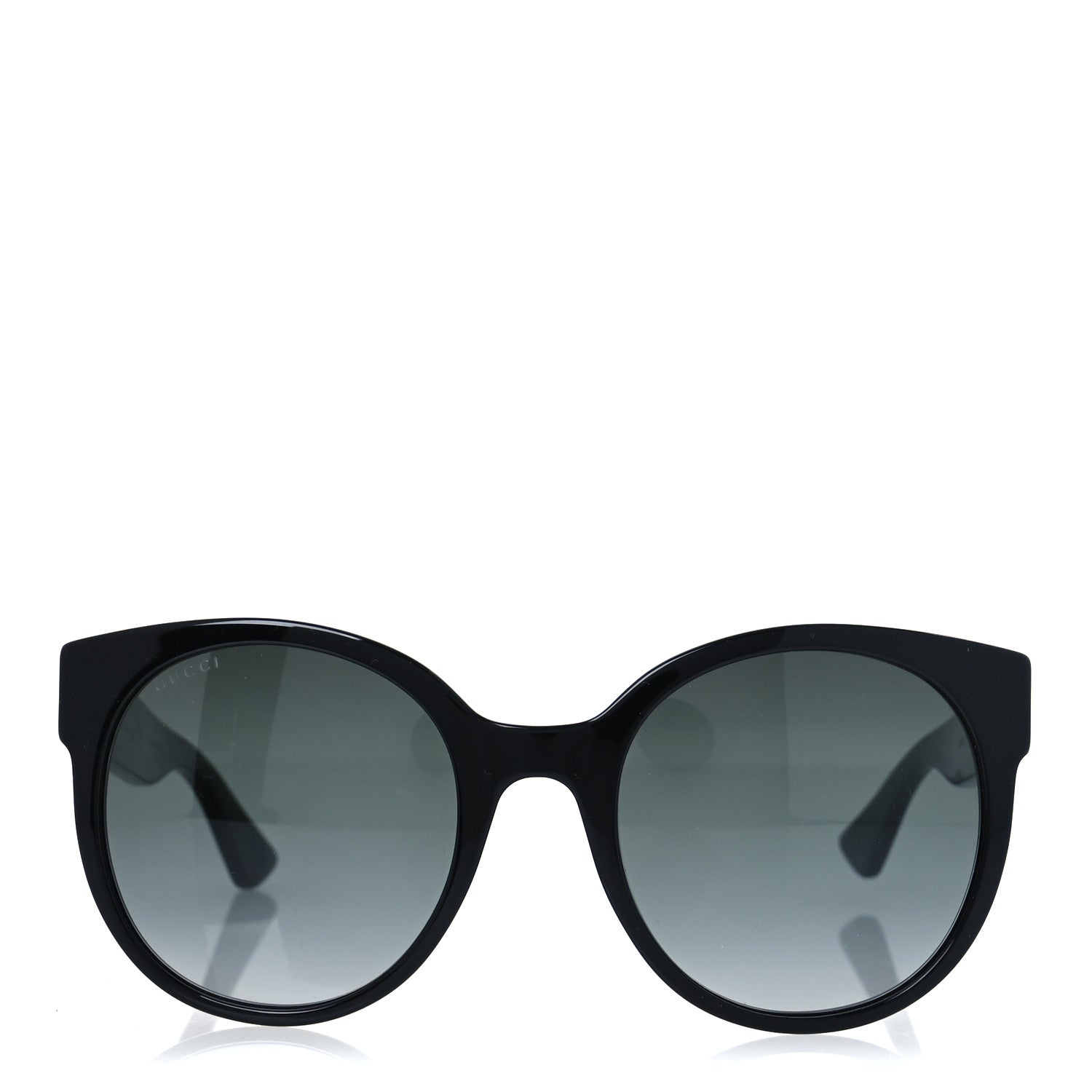 Gucci Acetate Round Sunglasses GG 0035S Black 2 of 8
