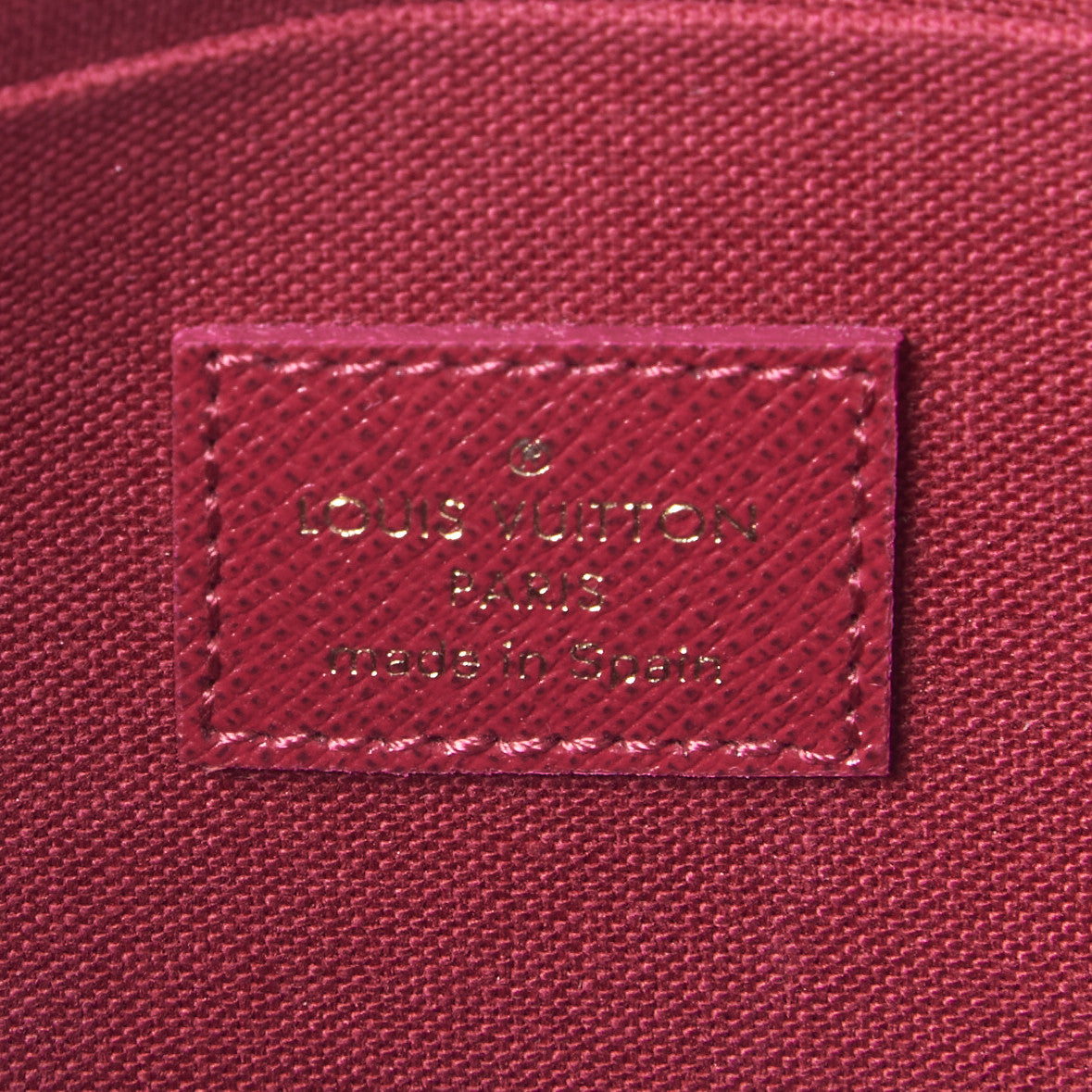 Louis Vuitton Monogram Pochette Felicie Chain Wallet Fuchsia 8 of 8