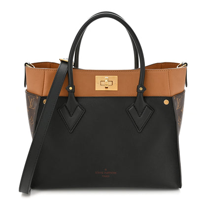 Louis Vuitton Calfskin Monogram On My Side Black 1 of 10
