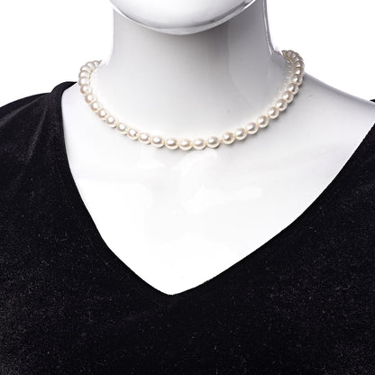 Tiffany Sterling Silver Pearl Strand Toggle Necklace 2 of 6