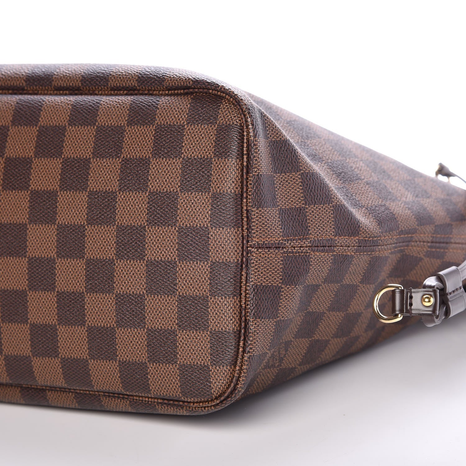 Louis Vuitton Damier Ebene Neo Neverfull MM Rose Ballerine 9 of 10