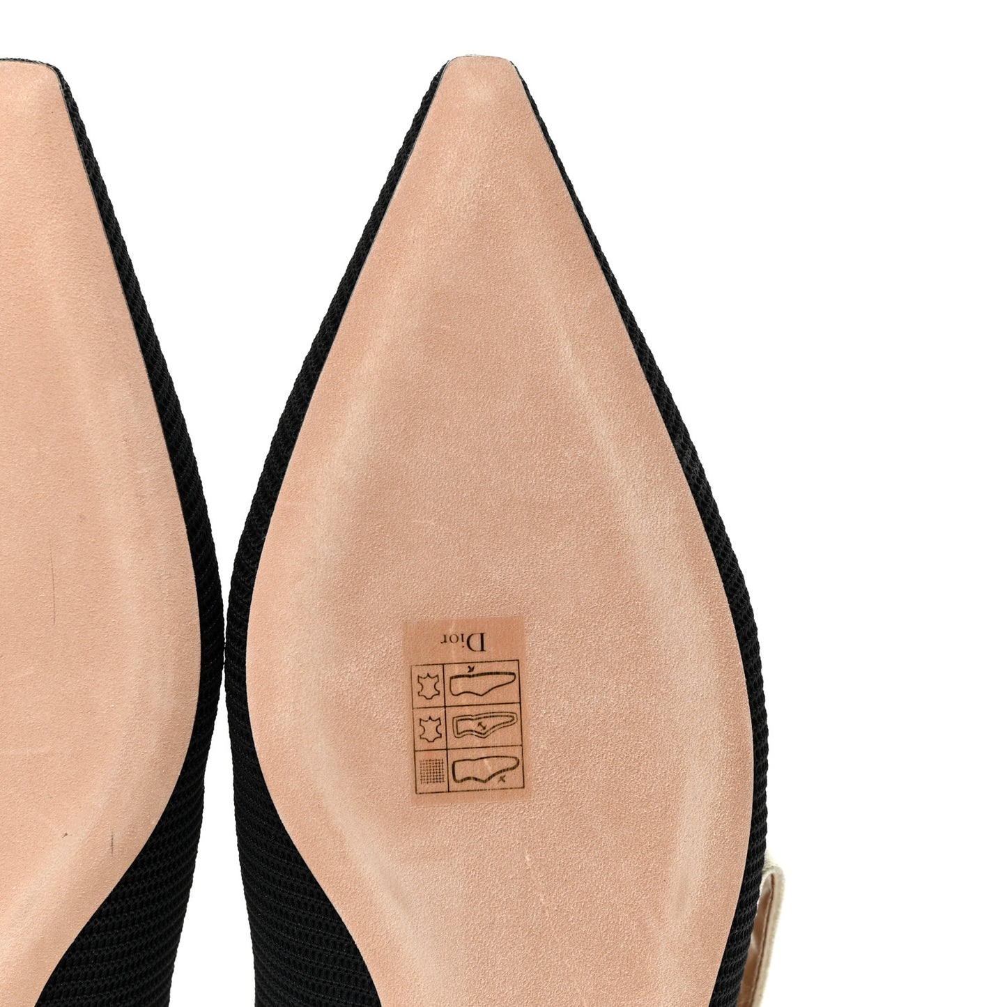 Technical Canvas Ribbon J'Adior Slingback Ballet Flats 40 Black
