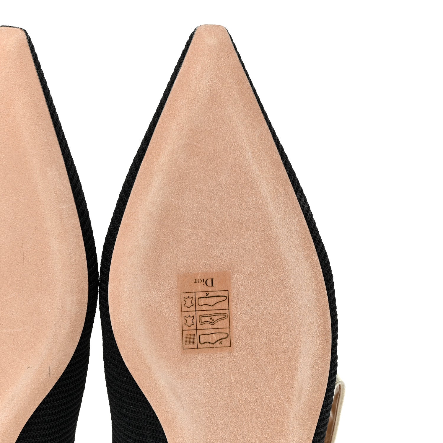 Christian Dior Technical Canvas Ribbon J'Adior Slingback Ballet Flats 40 Black 14 of 28