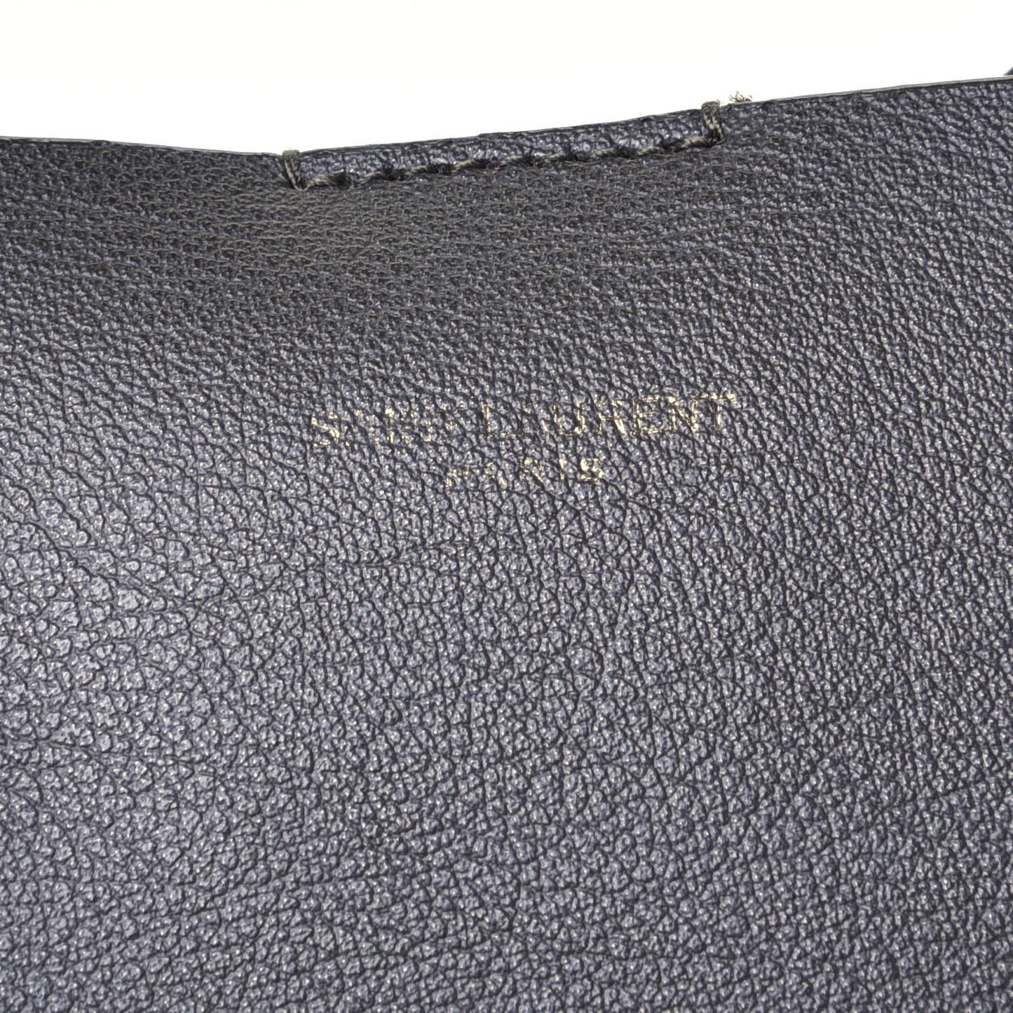 Calfskin Large Shopping Tote Storm