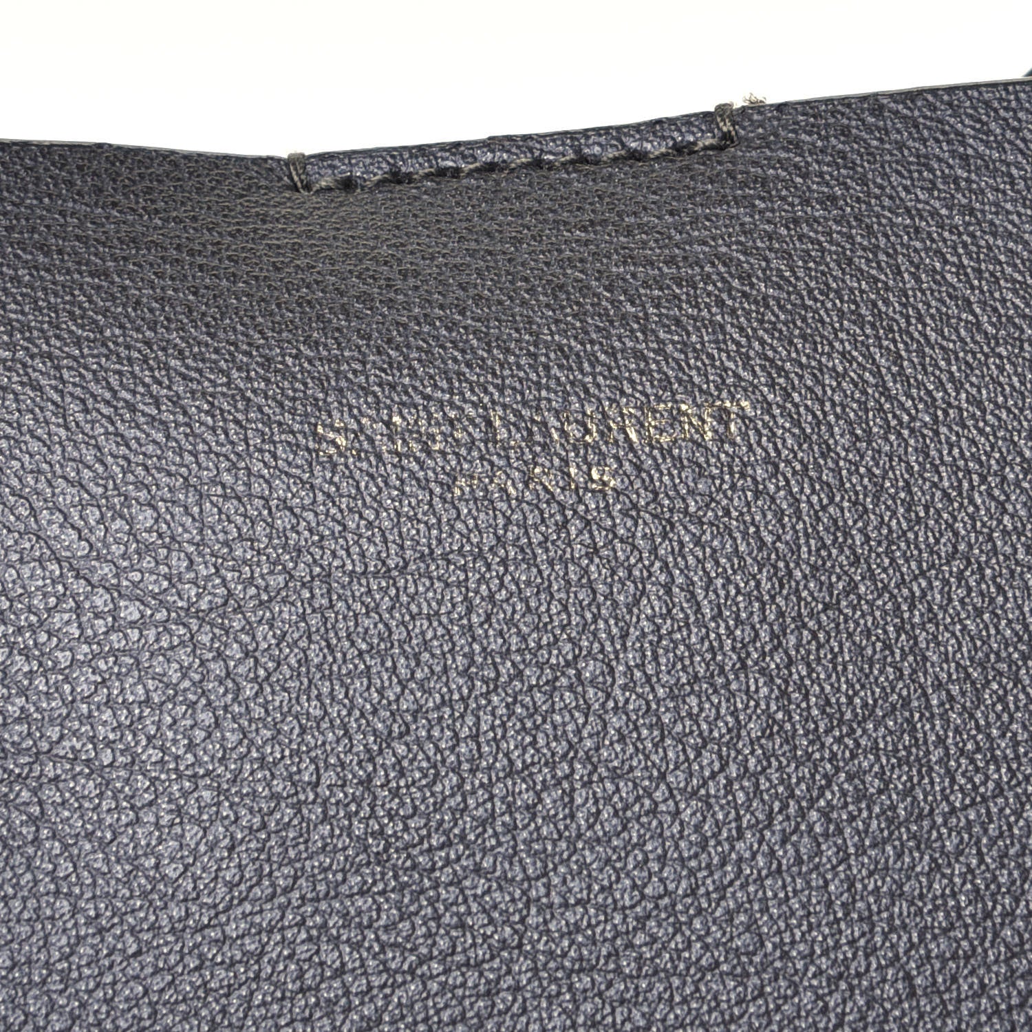 Saint Laurent Calfskin Large Shopping Tote Storm 4 of 4