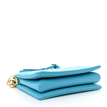 Louis Vuitton Lambskin Embossed Monogram Coussin PM Turquoise 4 of 10