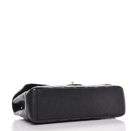 Chanel Caviar Quilted Maxi Single Flap Black 4 of 7