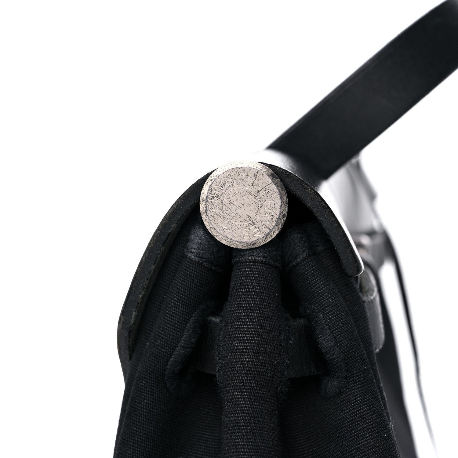 Hermes Toile Vache Calfskin Herbag 30 PM Black 14 of 18