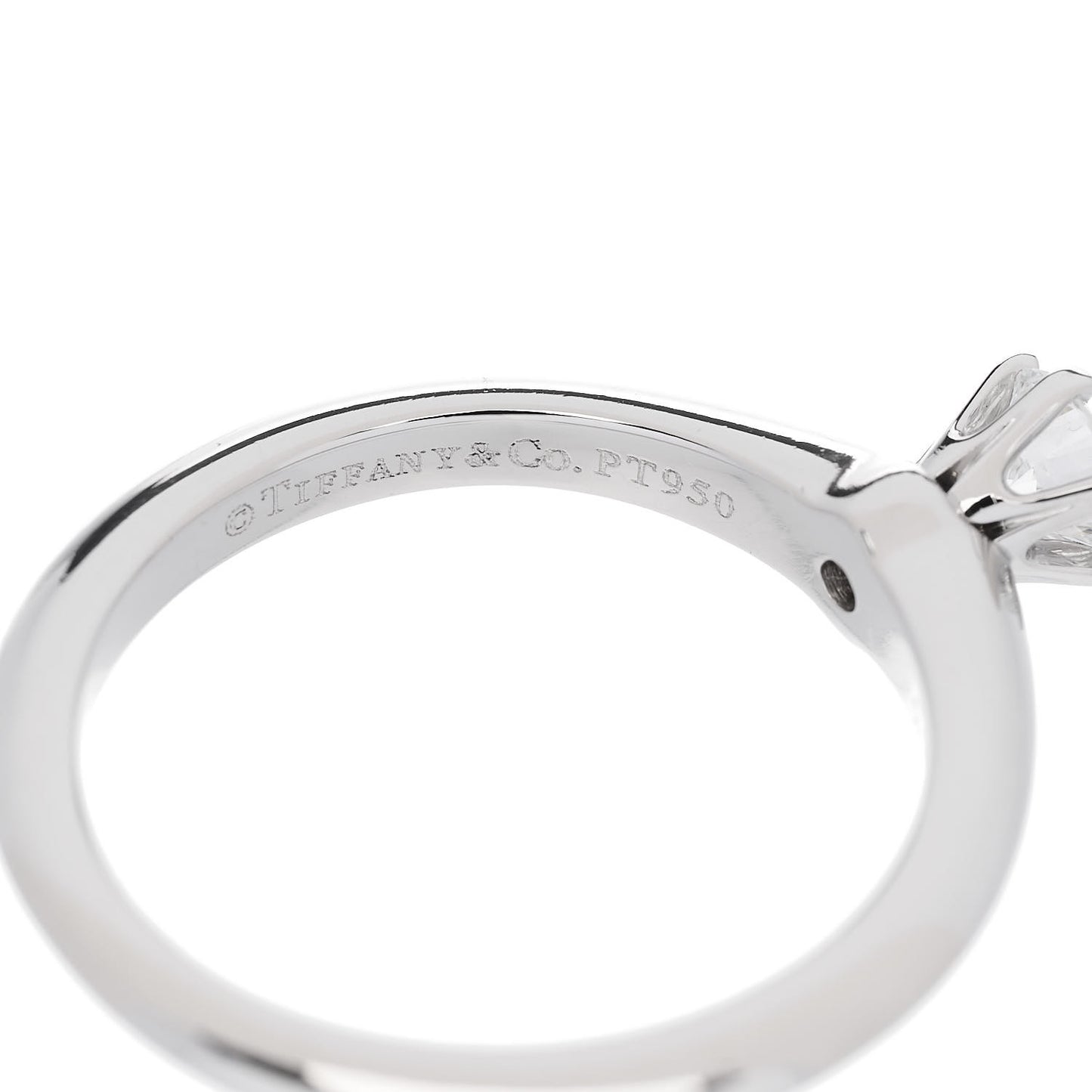 Platinum Diamond .24ct Solitaire Engagement Ring 49 5