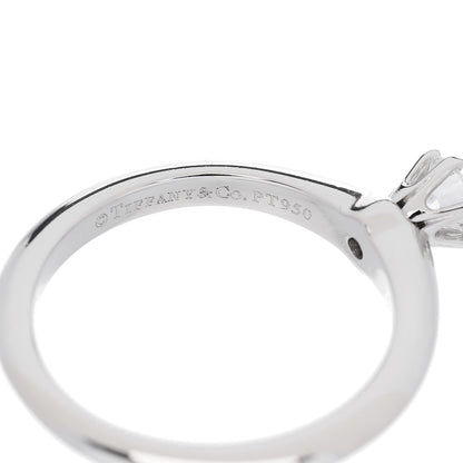 Tiffany Platinum Diamond .24ct Solitaire Engagement Ring 49 5 5 of 6