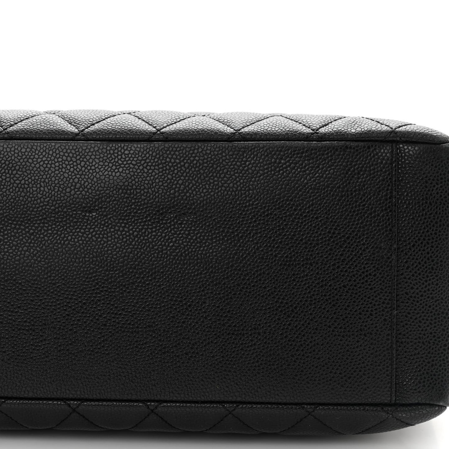 Caviar Quilted Grand Shopping Tote GST Black