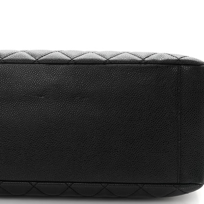 Chanel Caviar Quilted Grand Shopping Tote GST Black 14 of 17