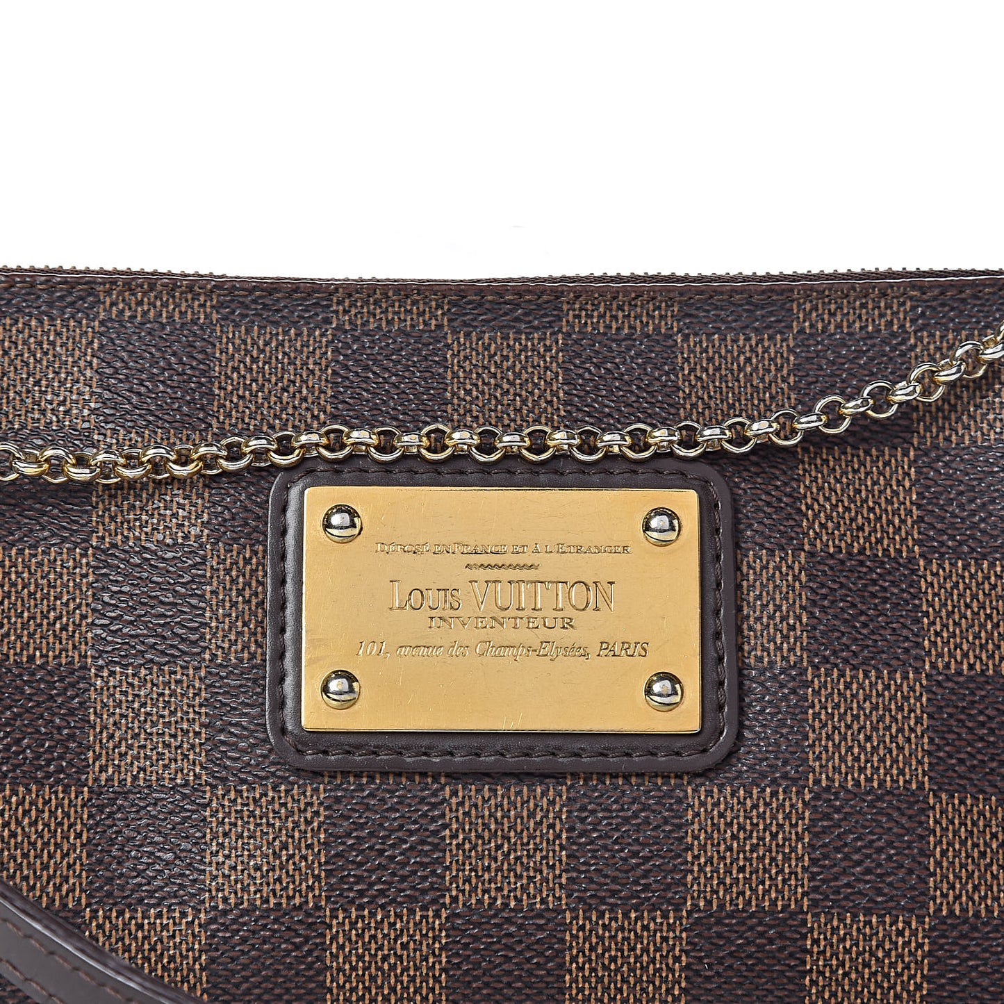 Damier Ebene Eva Clutch